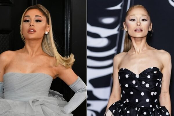 Ariana Grande attending a red-carpet event in 2026.