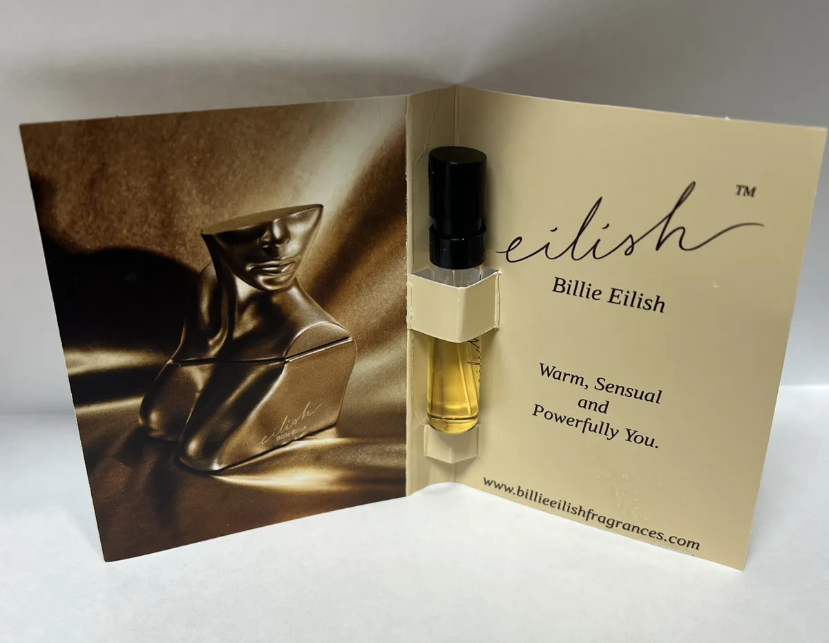 Billie Eilish perfume collection displayed together.